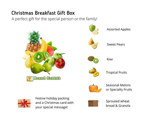 Organic Christmas Breakfast Gift