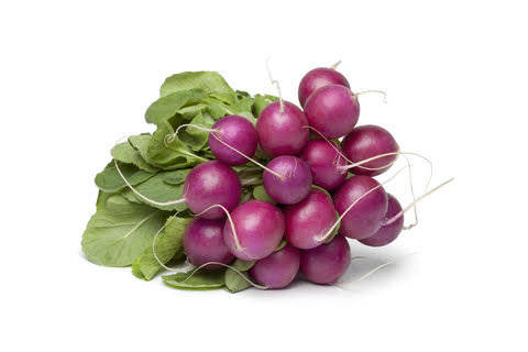 Organic Baby Purple Turnips w/ Greens