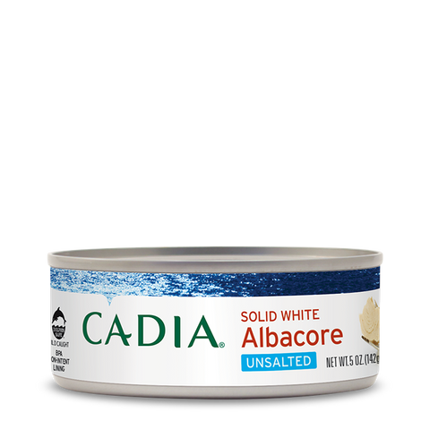 Cadia Unsalted Solid White Albacore Tuna