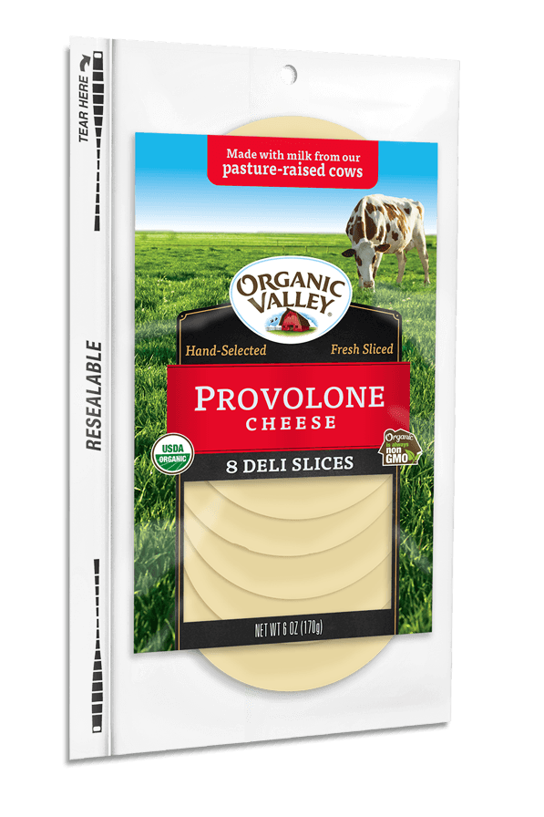 Organic Valley Organic Sliced Provolone Cheese