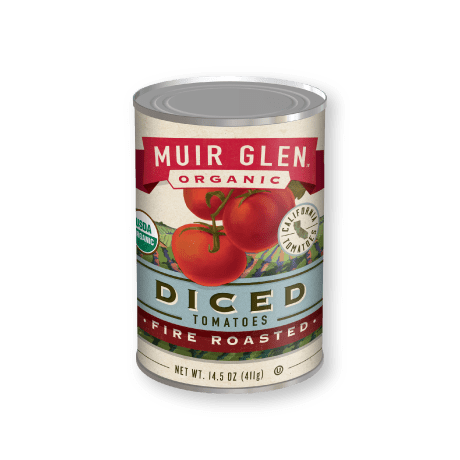 Muir Glen Organic Fire Roasted Tomatoes - Diced