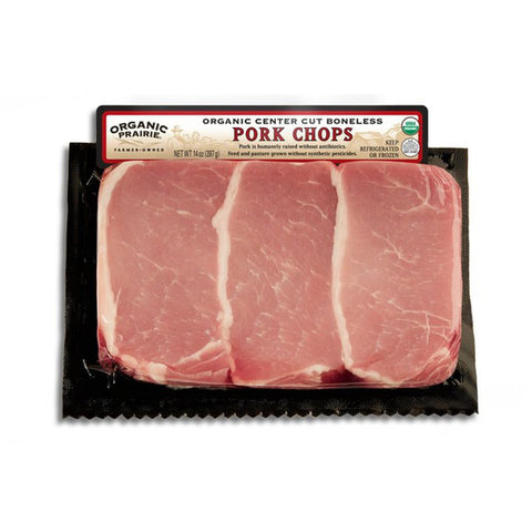 Organic Prairie Organic Center Cut Boneless Pork Chops